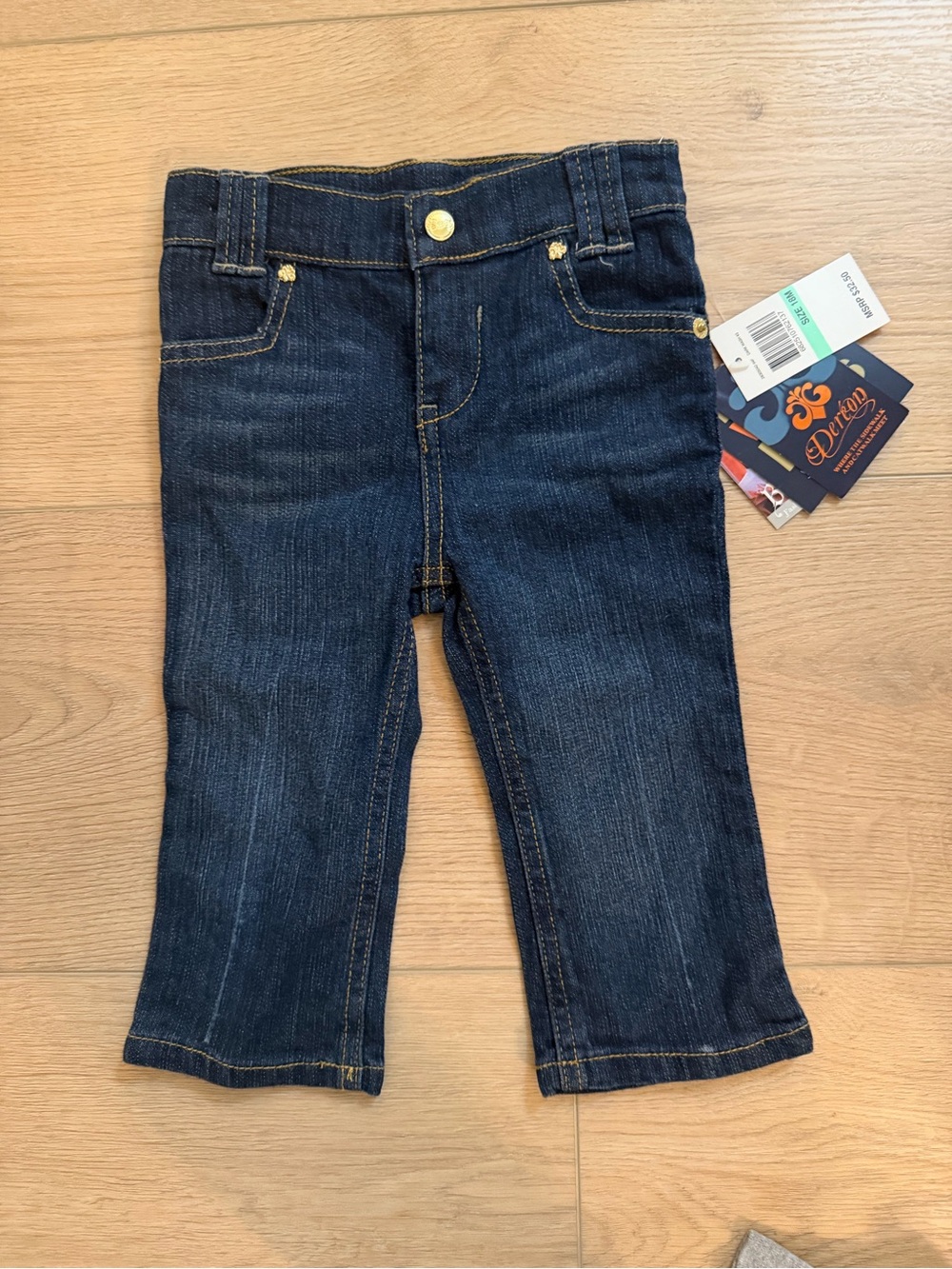 Vintage Dereon Beyoncé Dark Wash Kids Denim Jeans - 18M